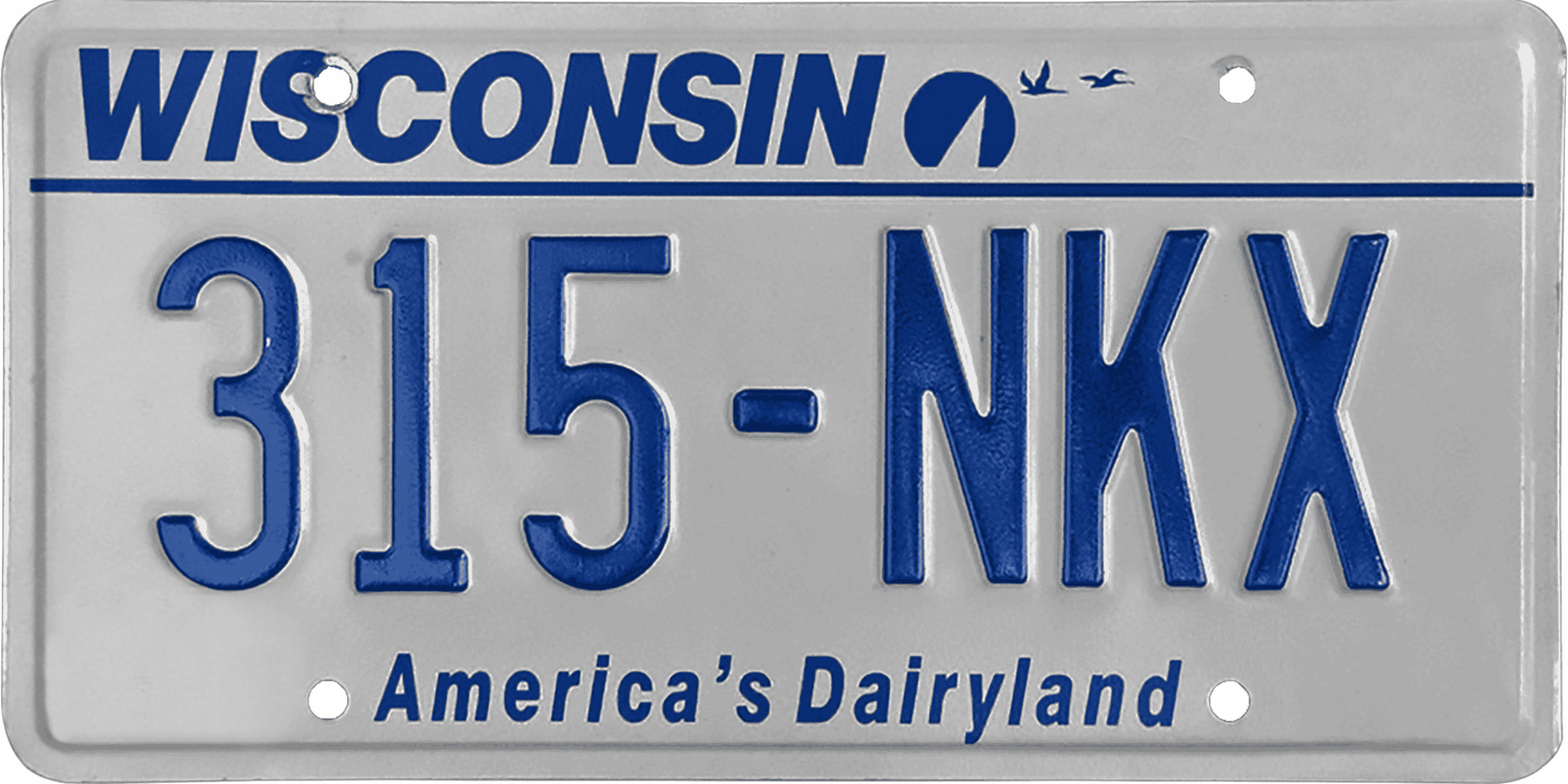 Wisconsin License Plate Wrap Kit