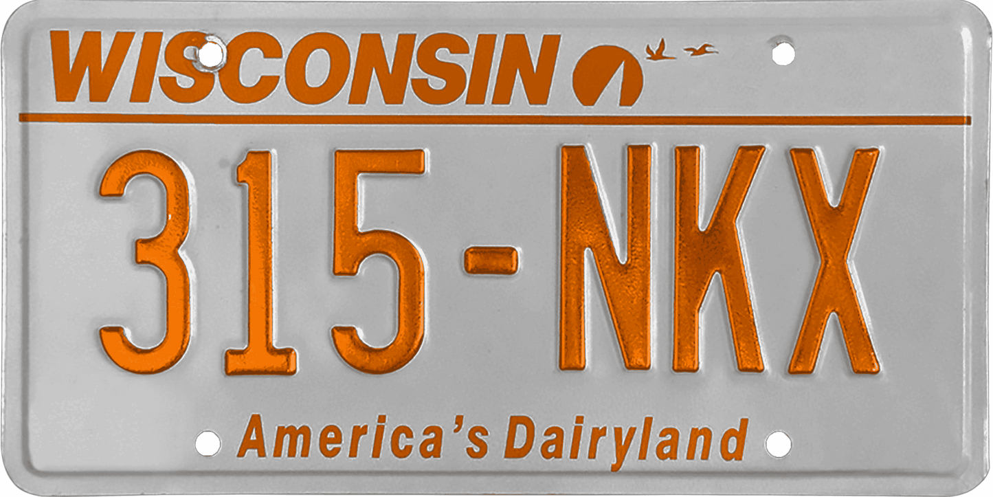 Wisconsin License Plate Wrap Kit