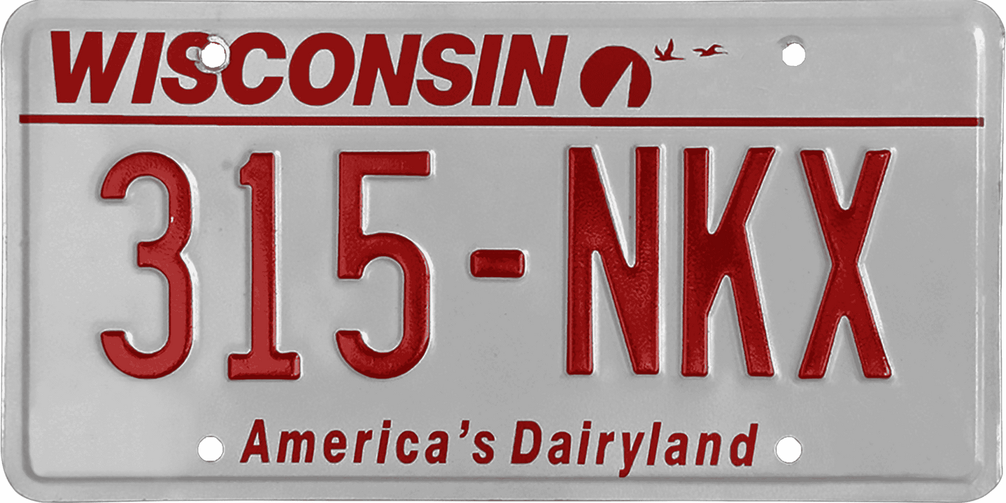 Wisconsin License Plate Wrap Kit