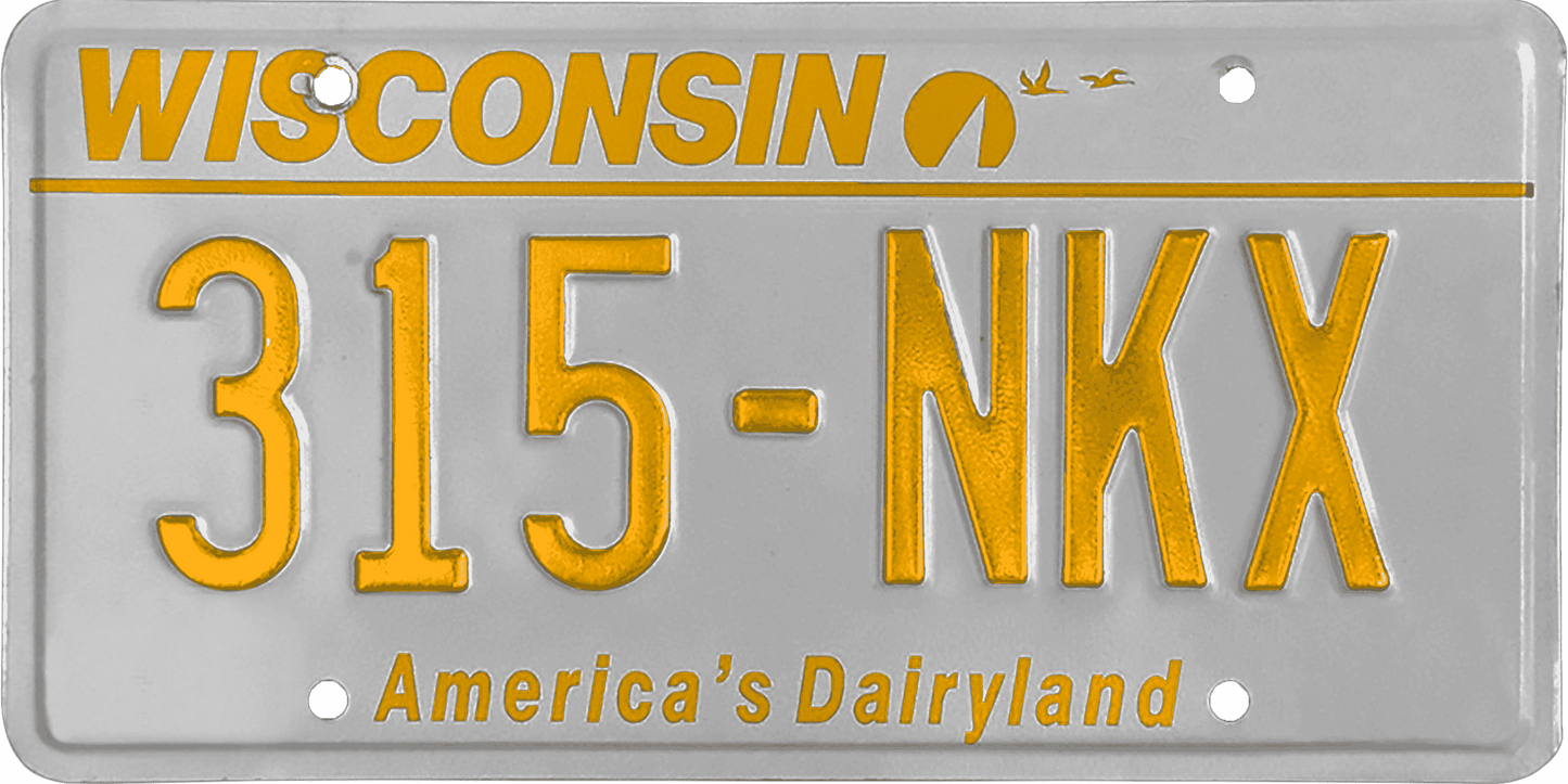 Wisconsin License Plate Wrap Kit