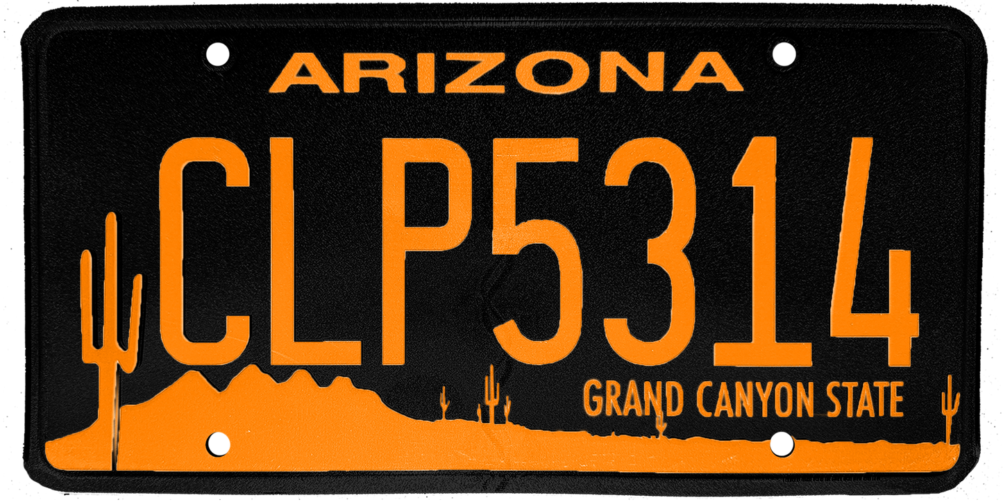 Arizona License Plate Wrap Kit
