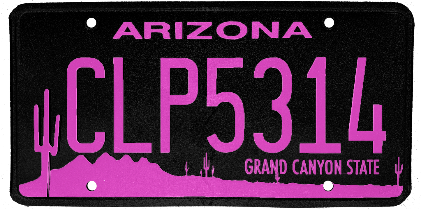 Arizona License Plate Wrap Kit