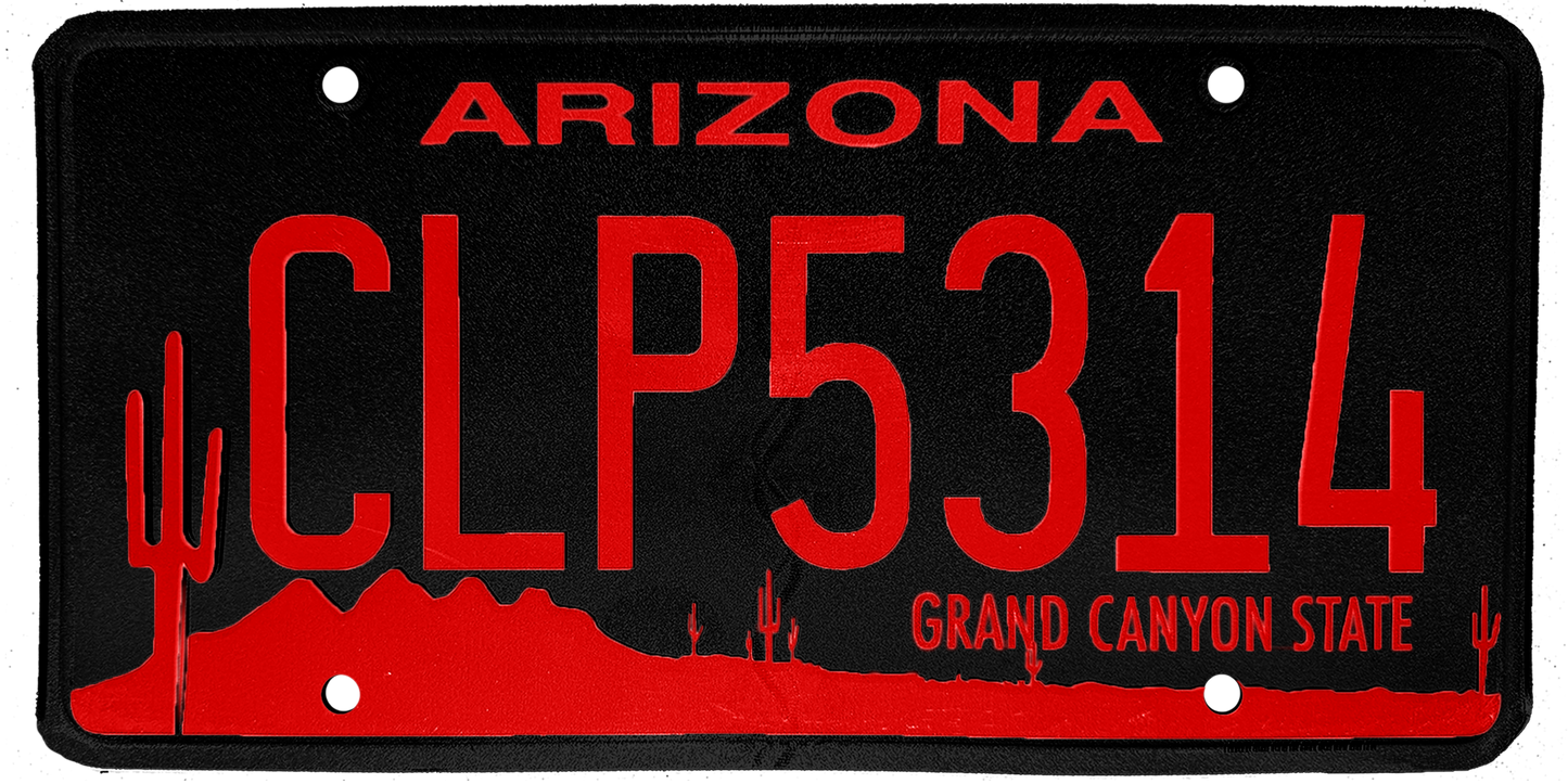 Arizona License Plate Wrap Kit