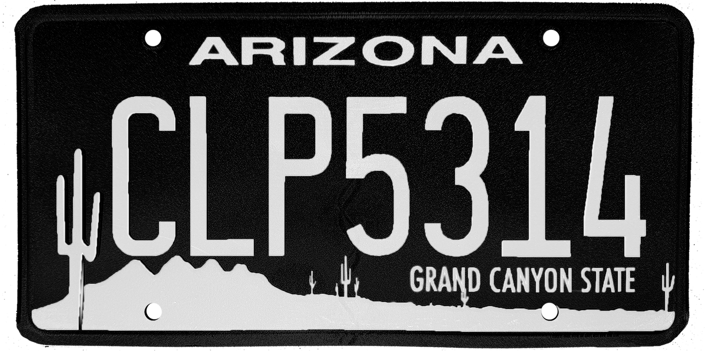Arizona License Plate Wrap Kit