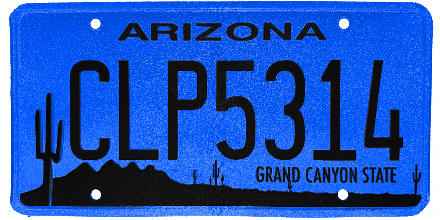 Arizona License Plate Wrap Kit