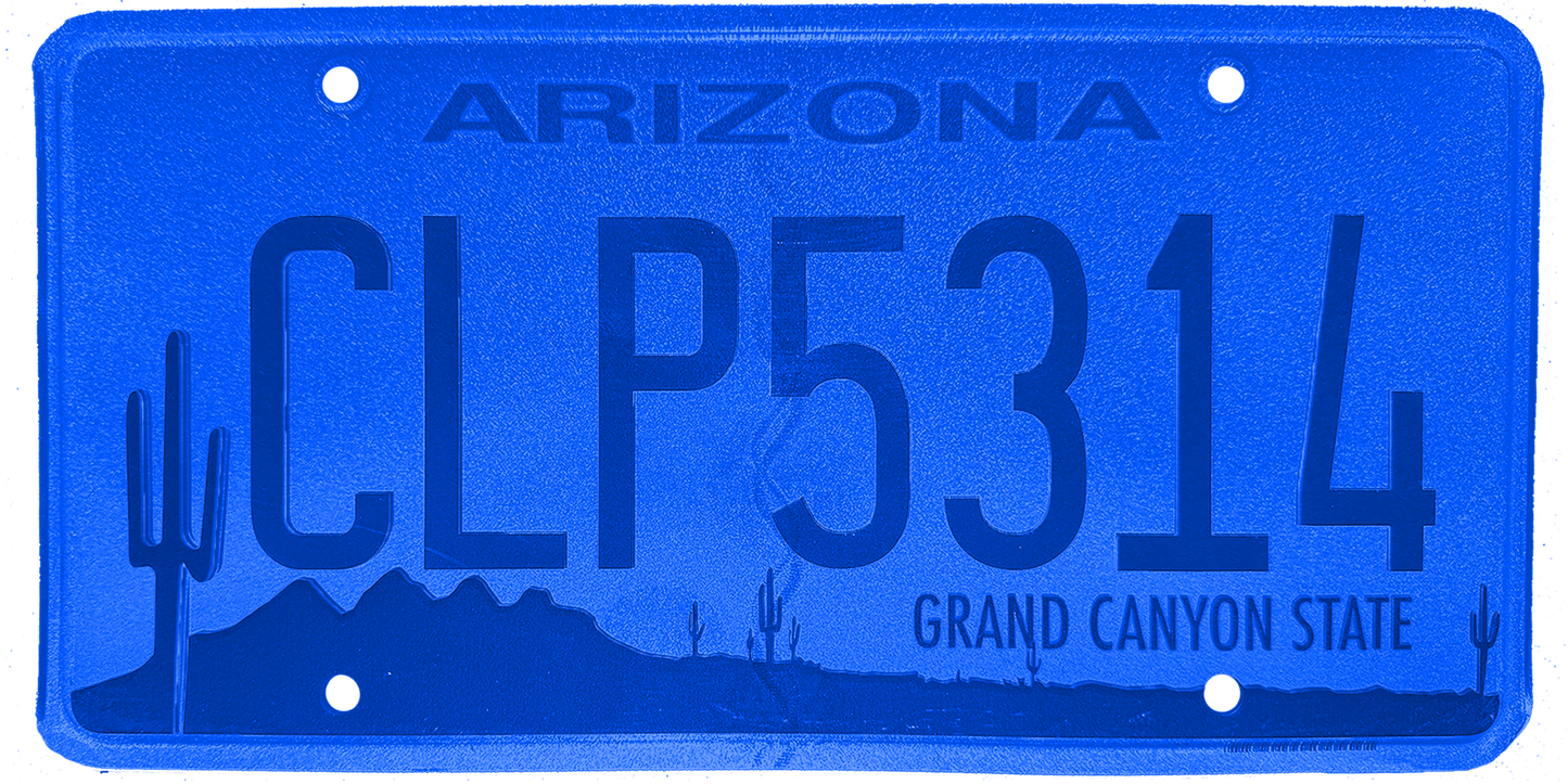Arizona License Plate Wrap Kit