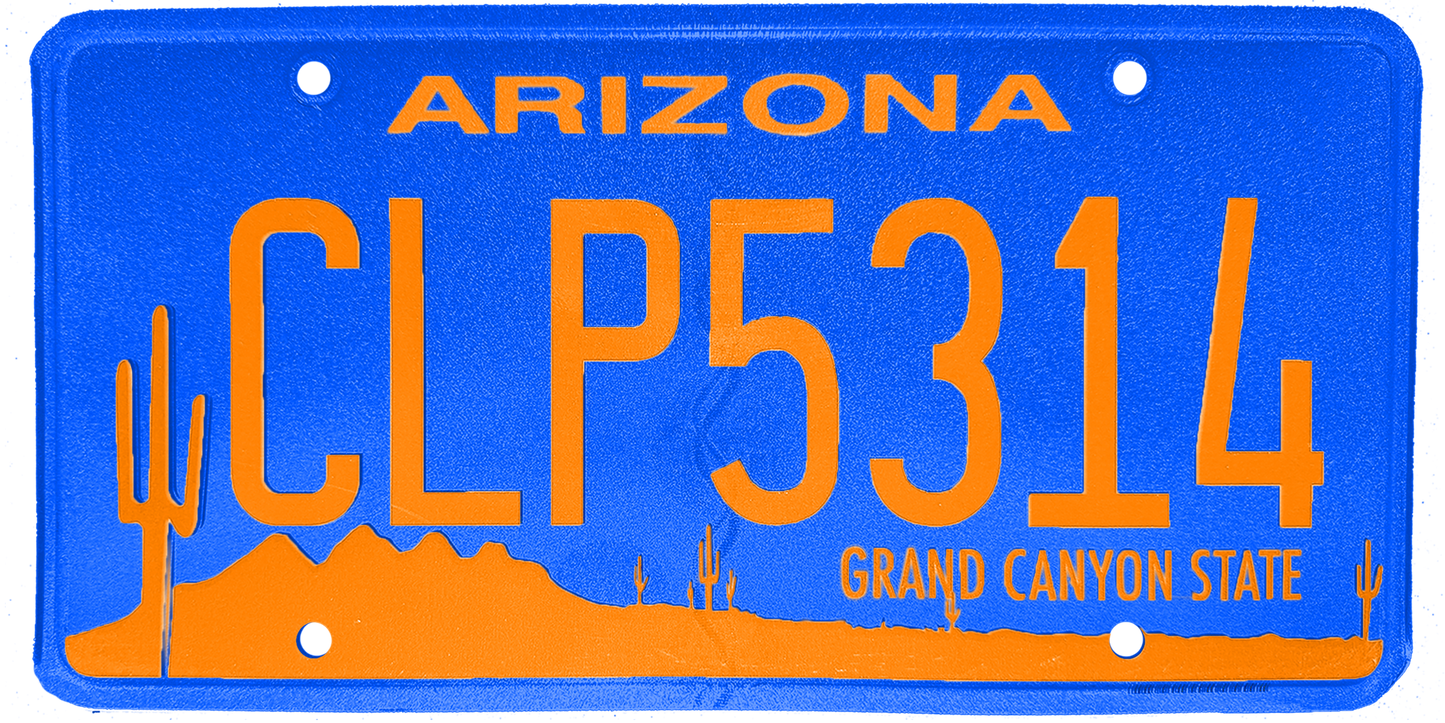 Arizona License Plate Wrap Kit