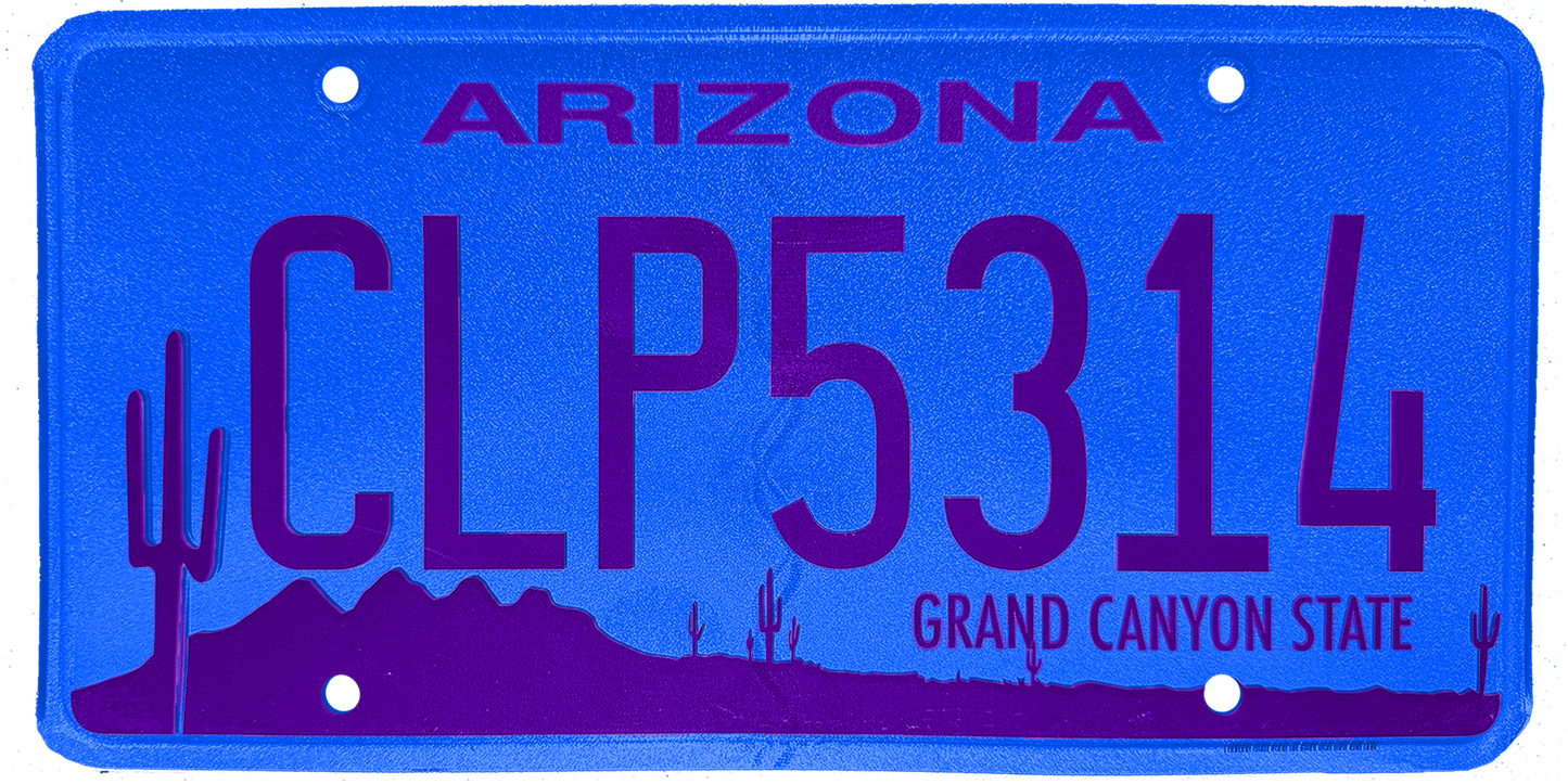 Arizona License Plate Wrap Kit