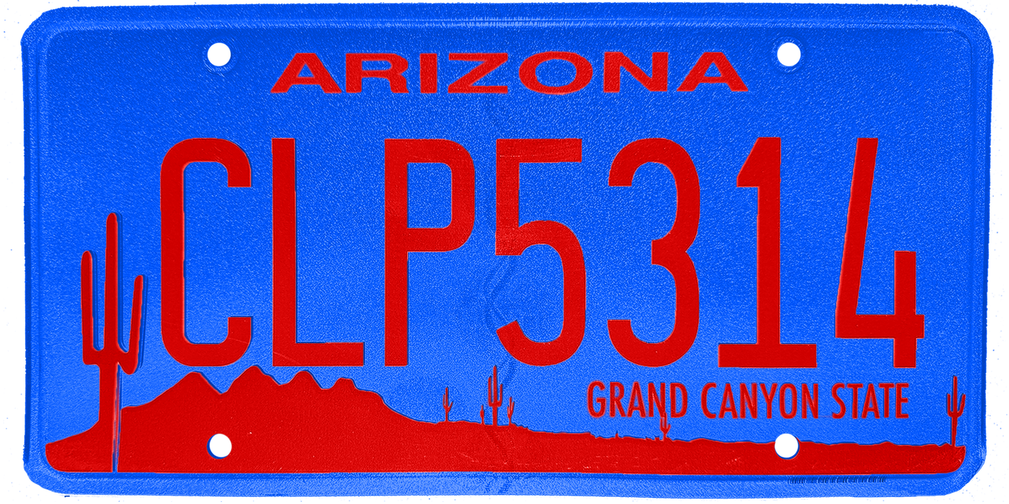 Arizona License Plate Wrap Kit