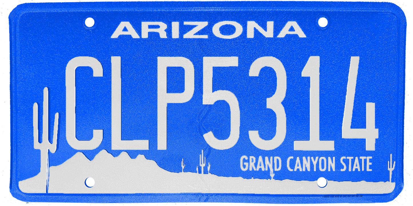 Arizona License Plate Wrap Kit