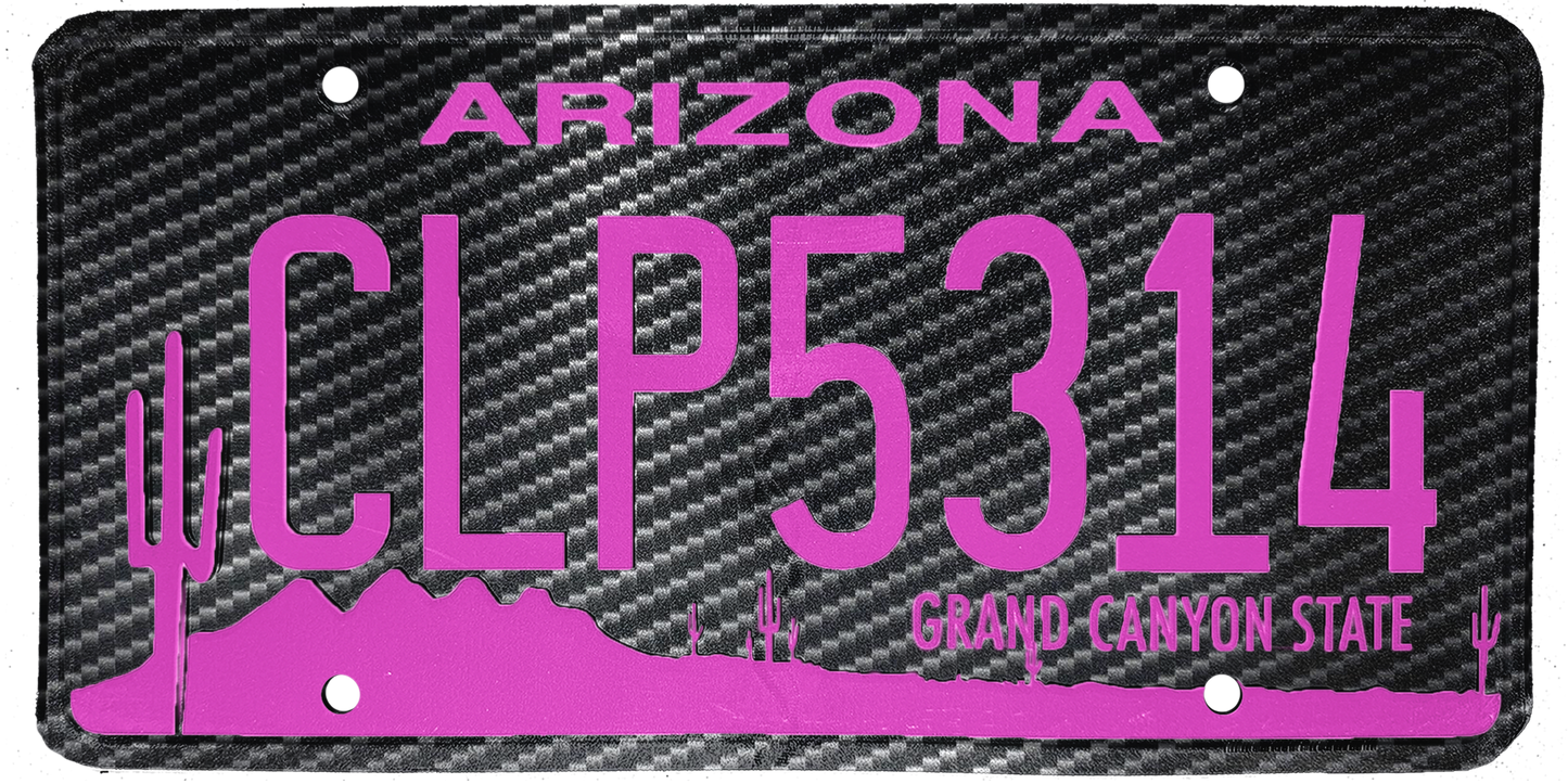 Arizona License Plate Wrap Kit