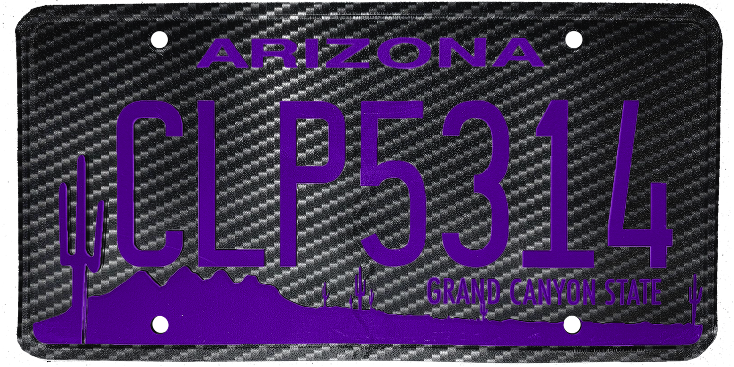 Arizona License Plate Wrap Kit