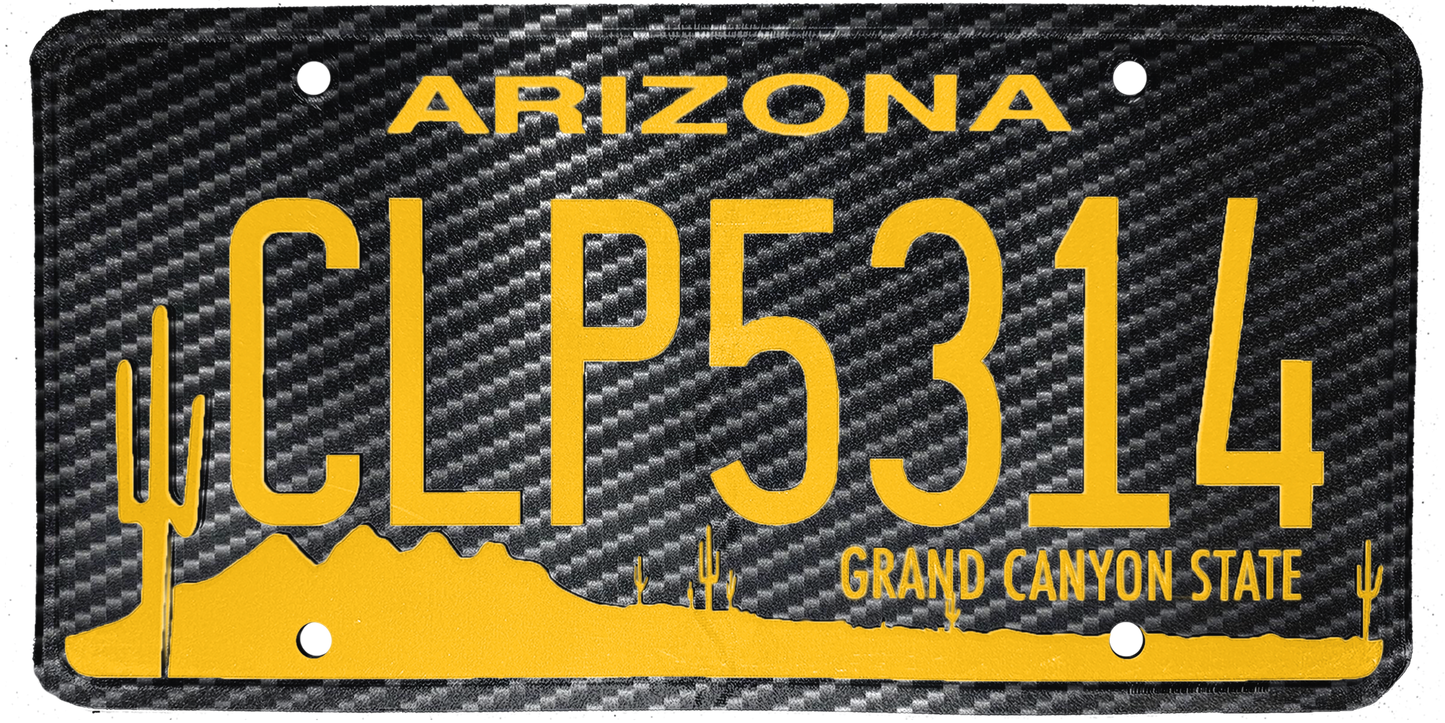 Arizona License Plate Wrap Kit