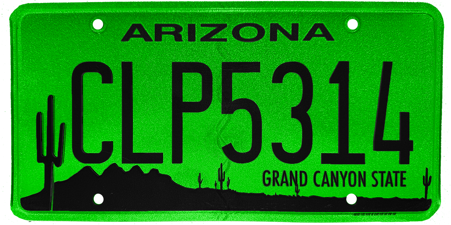Arizona License Plate Wrap Kit