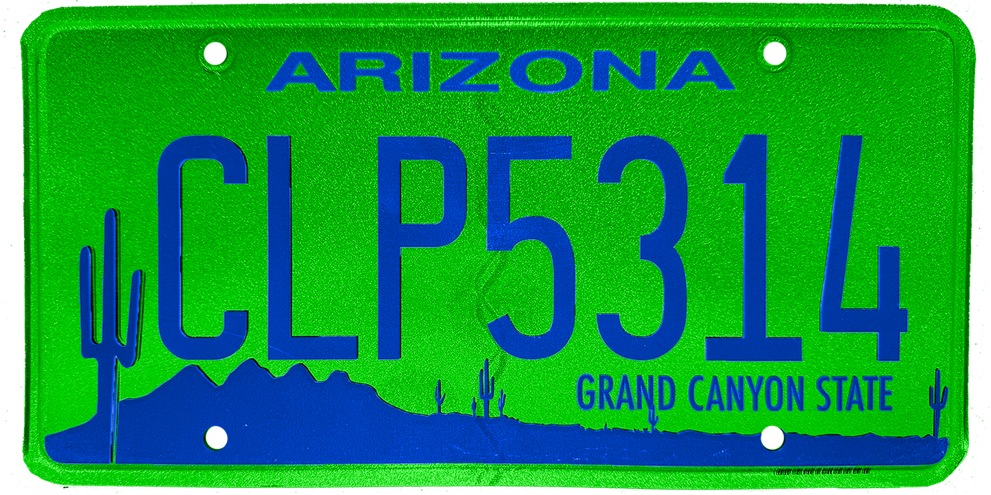 Arizona License Plate Wrap Kit