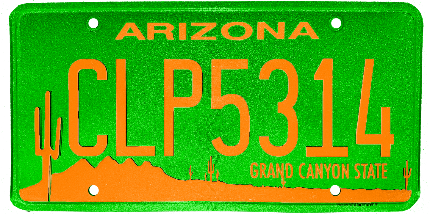Arizona License Plate Wrap Kit