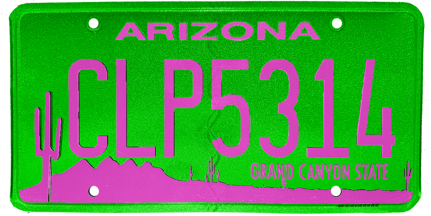 Arizona License Plate Wrap Kit