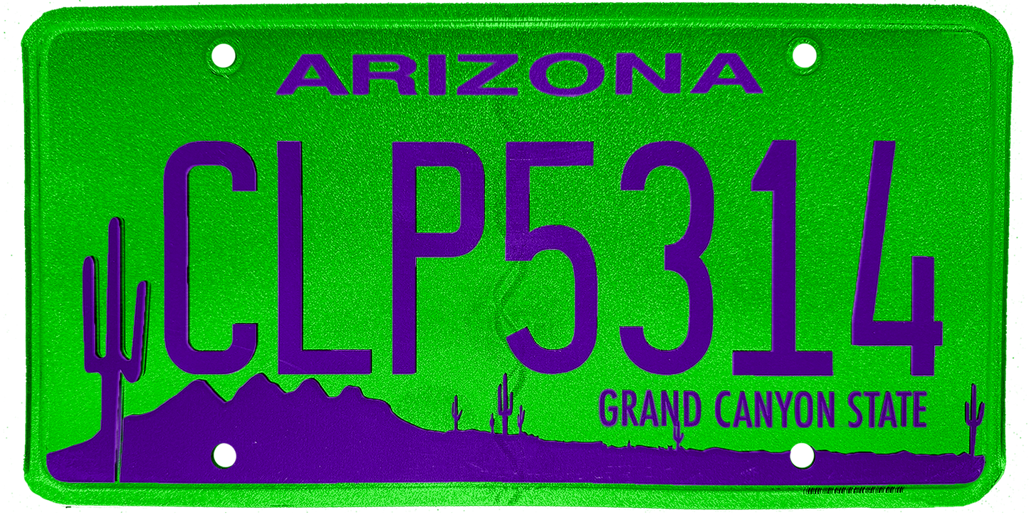 Arizona License Plate Wrap Kit