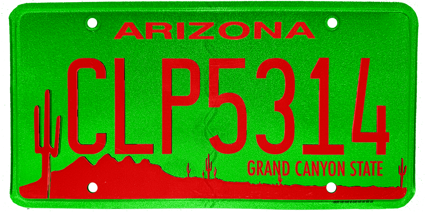 Arizona License Plate Wrap Kit