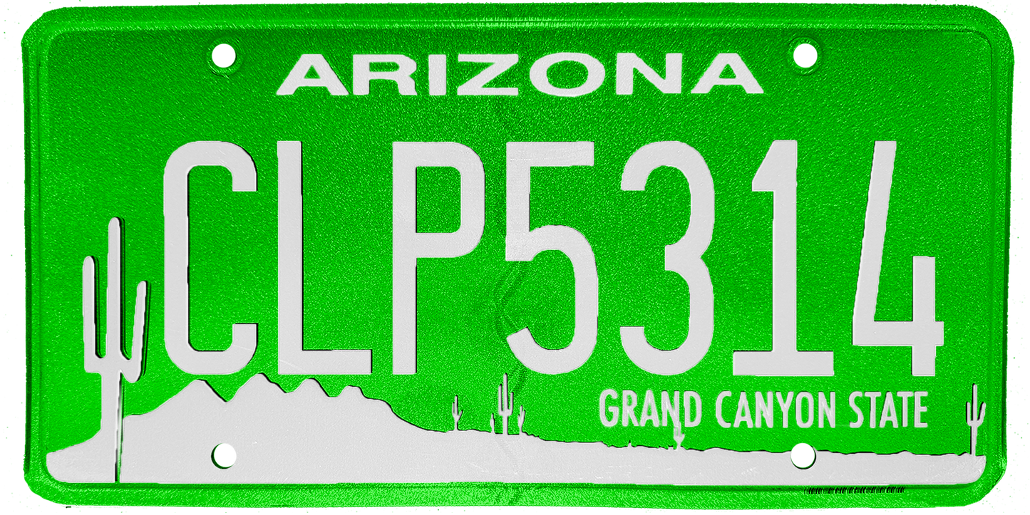 Arizona License Plate Wrap Kit