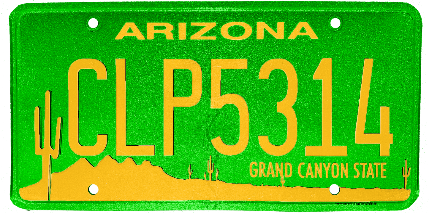 Arizona License Plate Wrap Kit