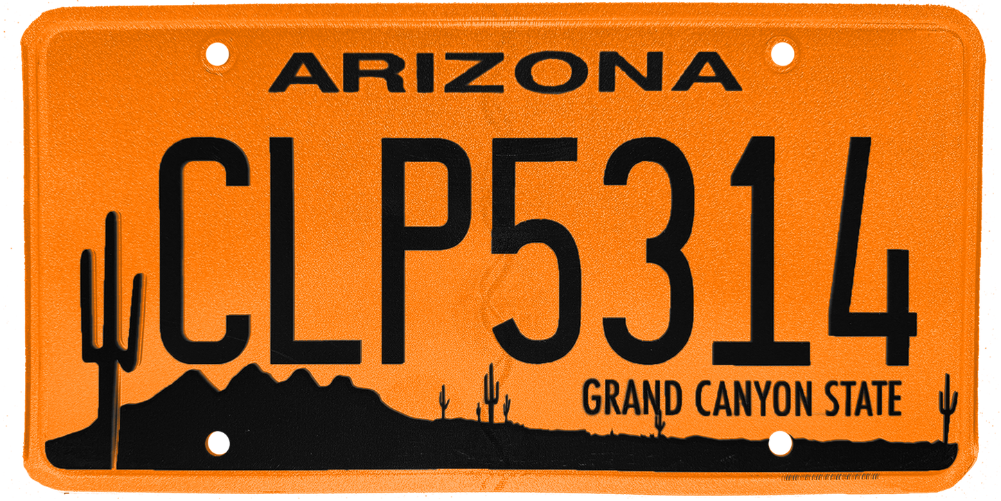 Arizona License Plate Wrap Kit