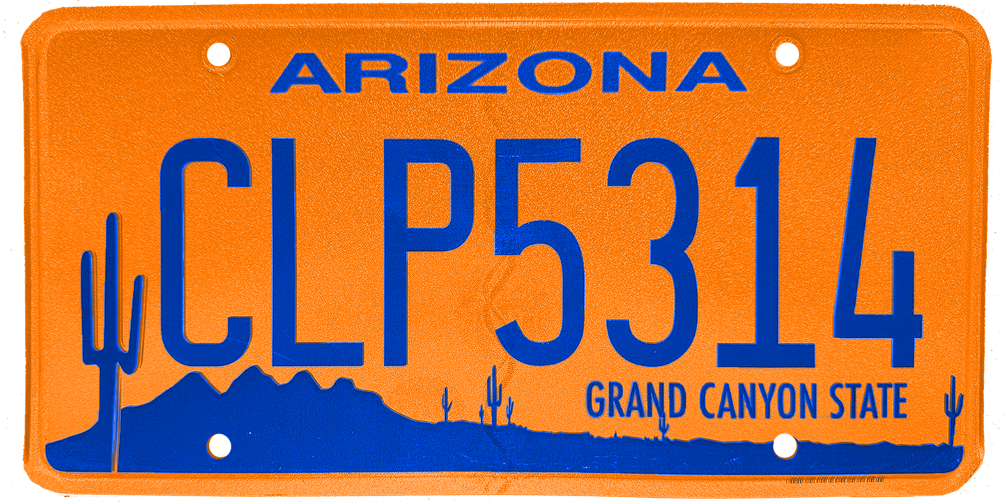 Arizona License Plate Wrap Kit