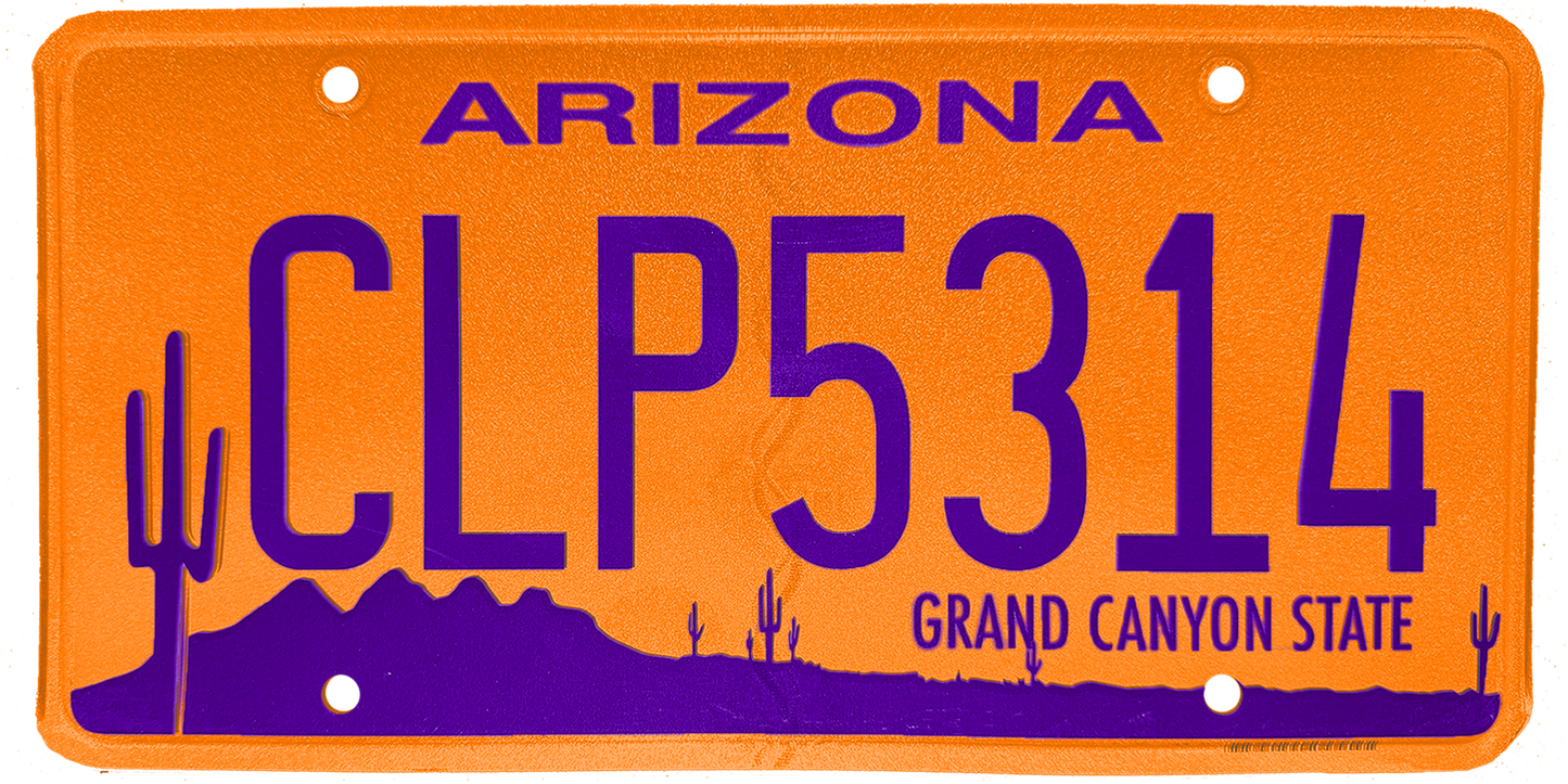 Arizona License Plate Wrap Kit