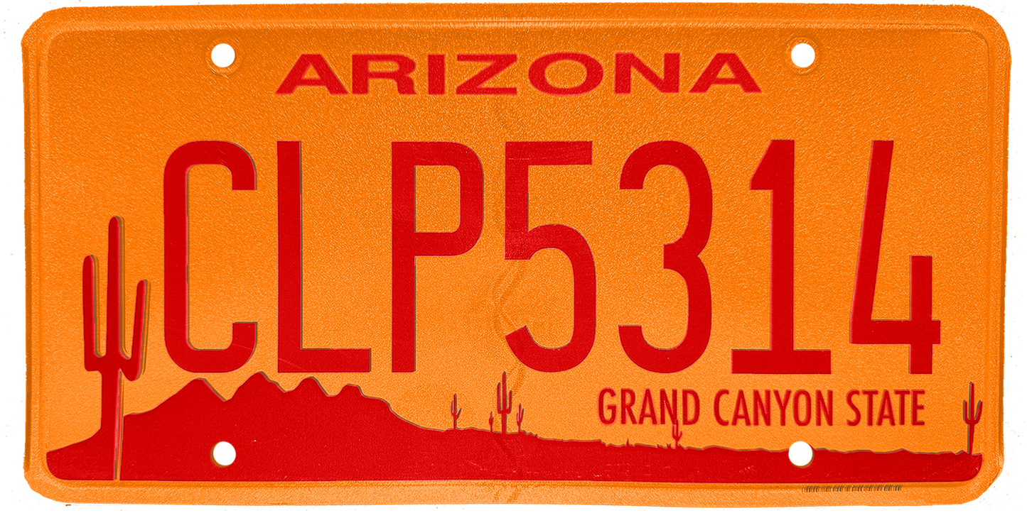 Arizona License Plate Wrap Kit