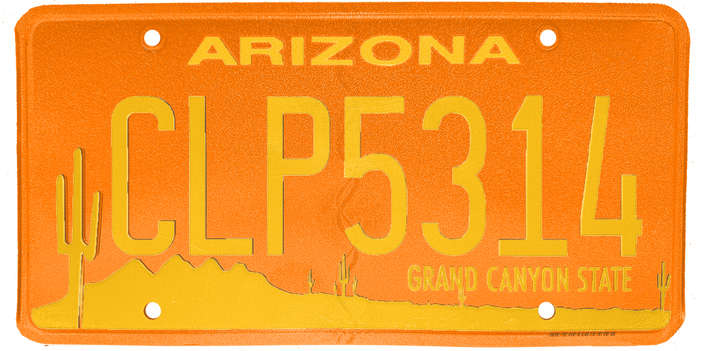 Arizona License Plate Wrap Kit