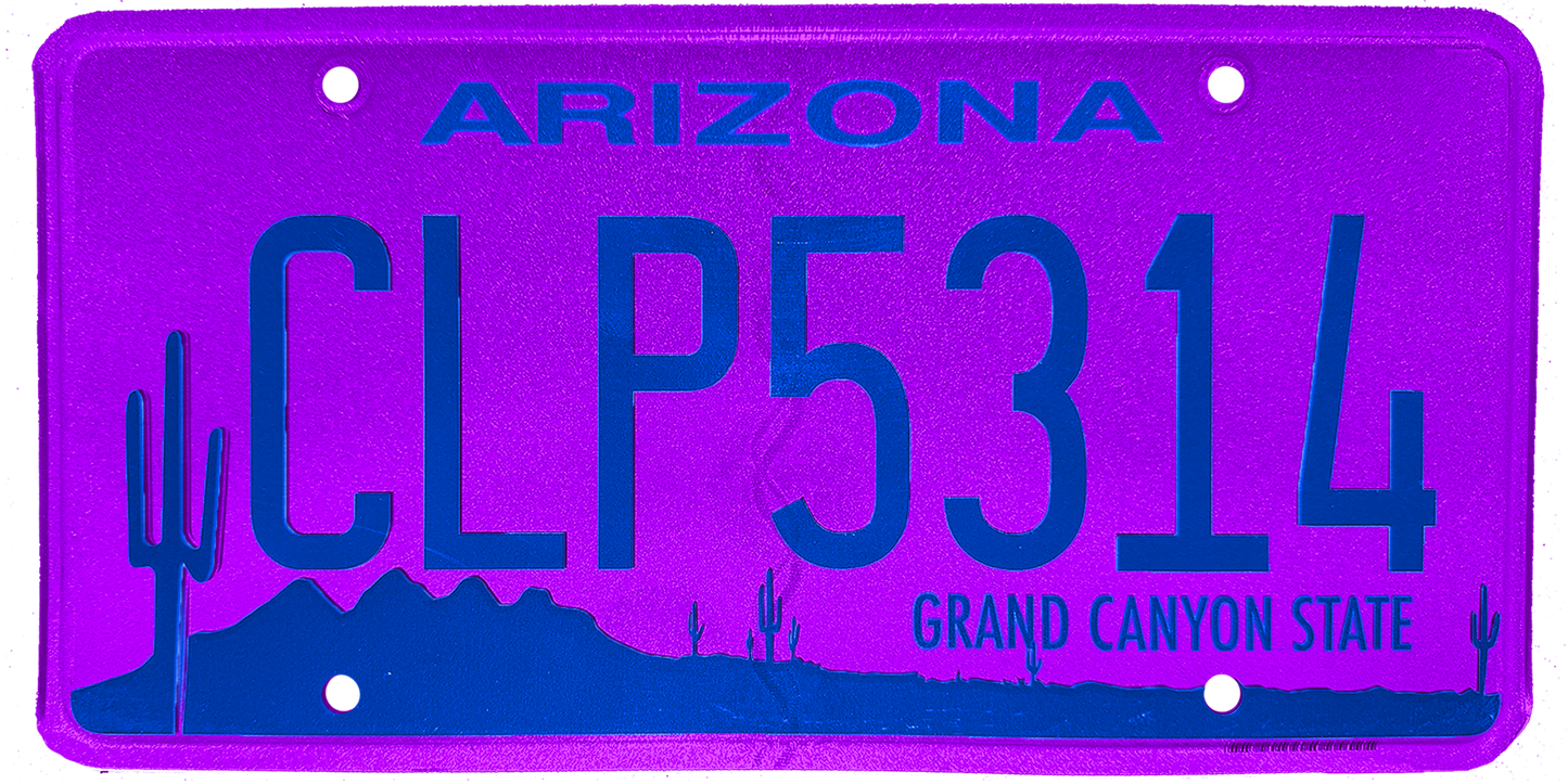 Arizona License Plate Wrap Kit
