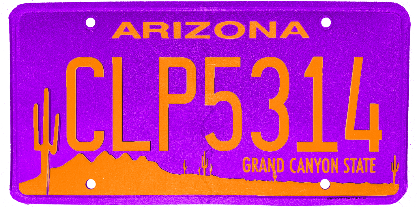 Arizona License Plate Wrap Kit