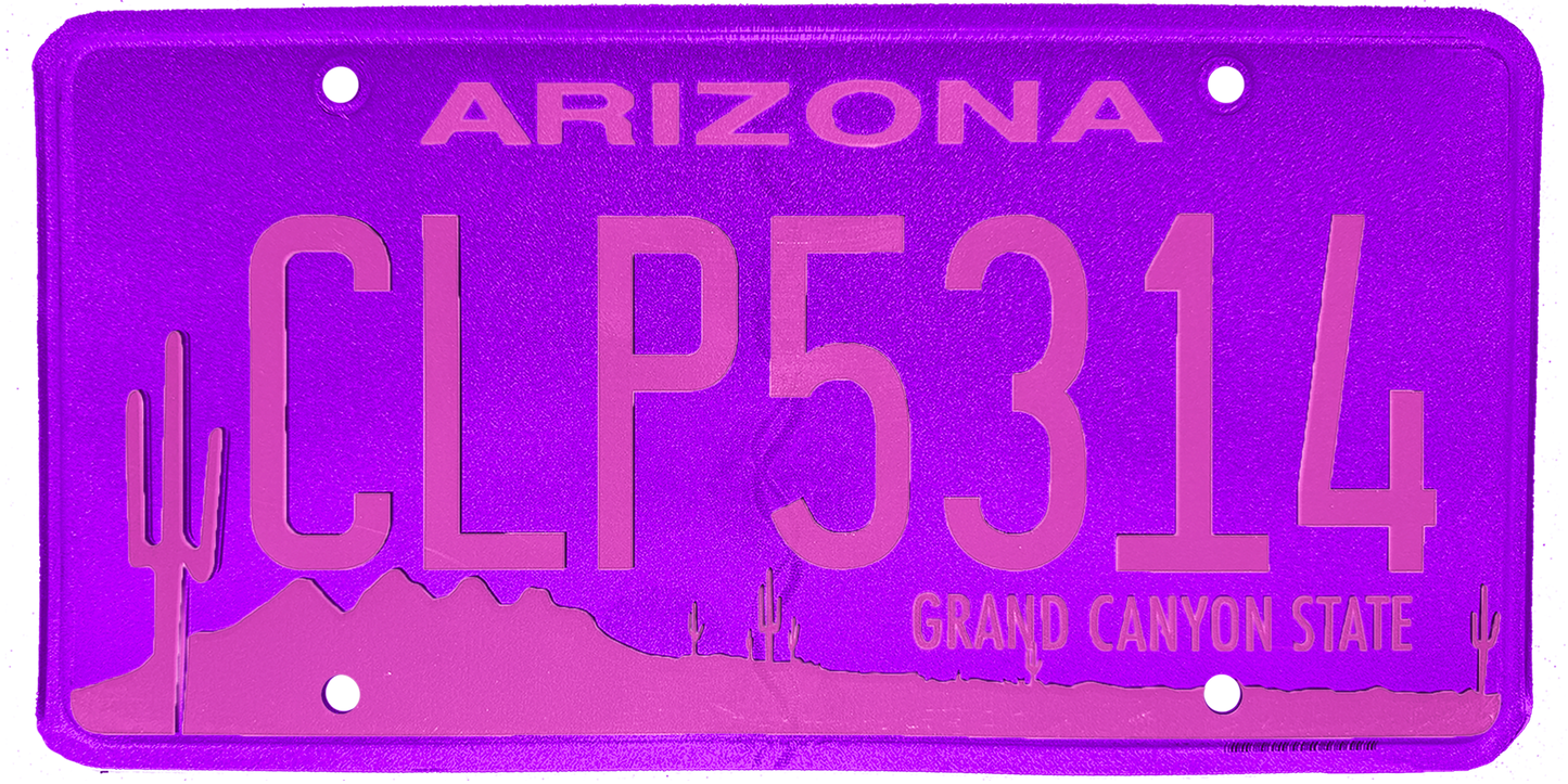 Arizona License Plate Wrap Kit