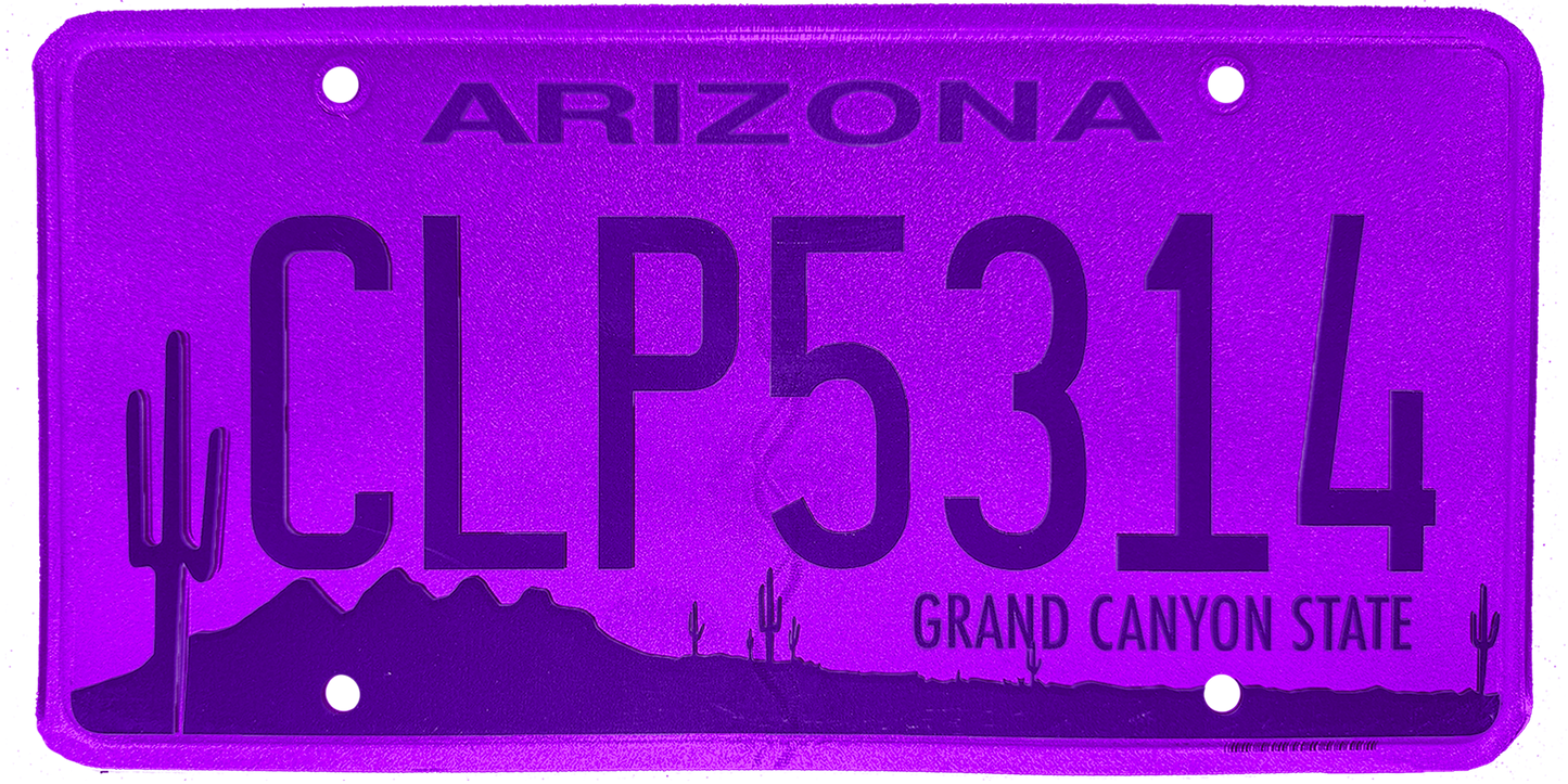 Arizona License Plate Wrap Kit