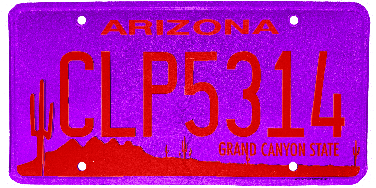 Arizona License Plate Wrap Kit