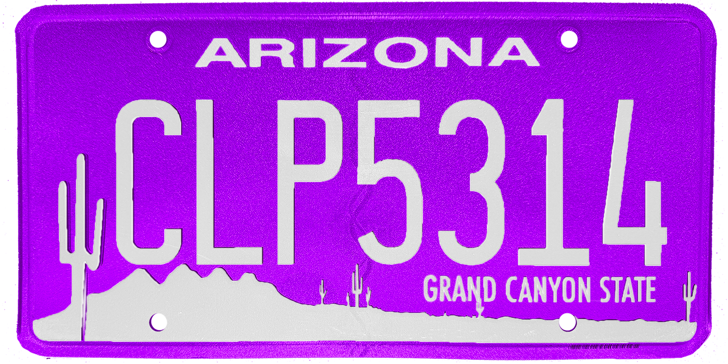 Arizona License Plate Wrap Kit