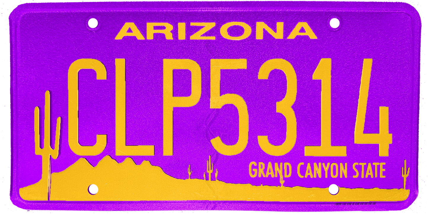 Arizona License Plate Wrap Kit