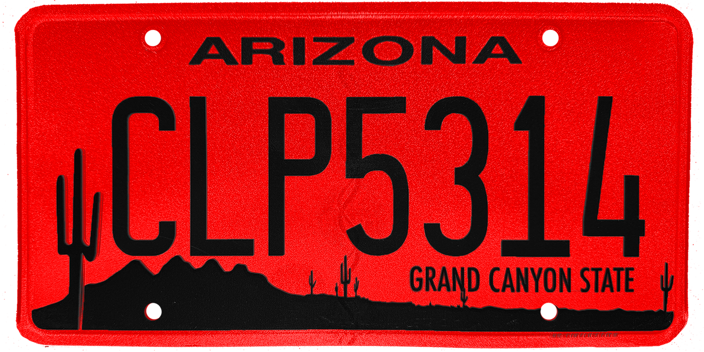 Arizona License Plate Wrap Kit