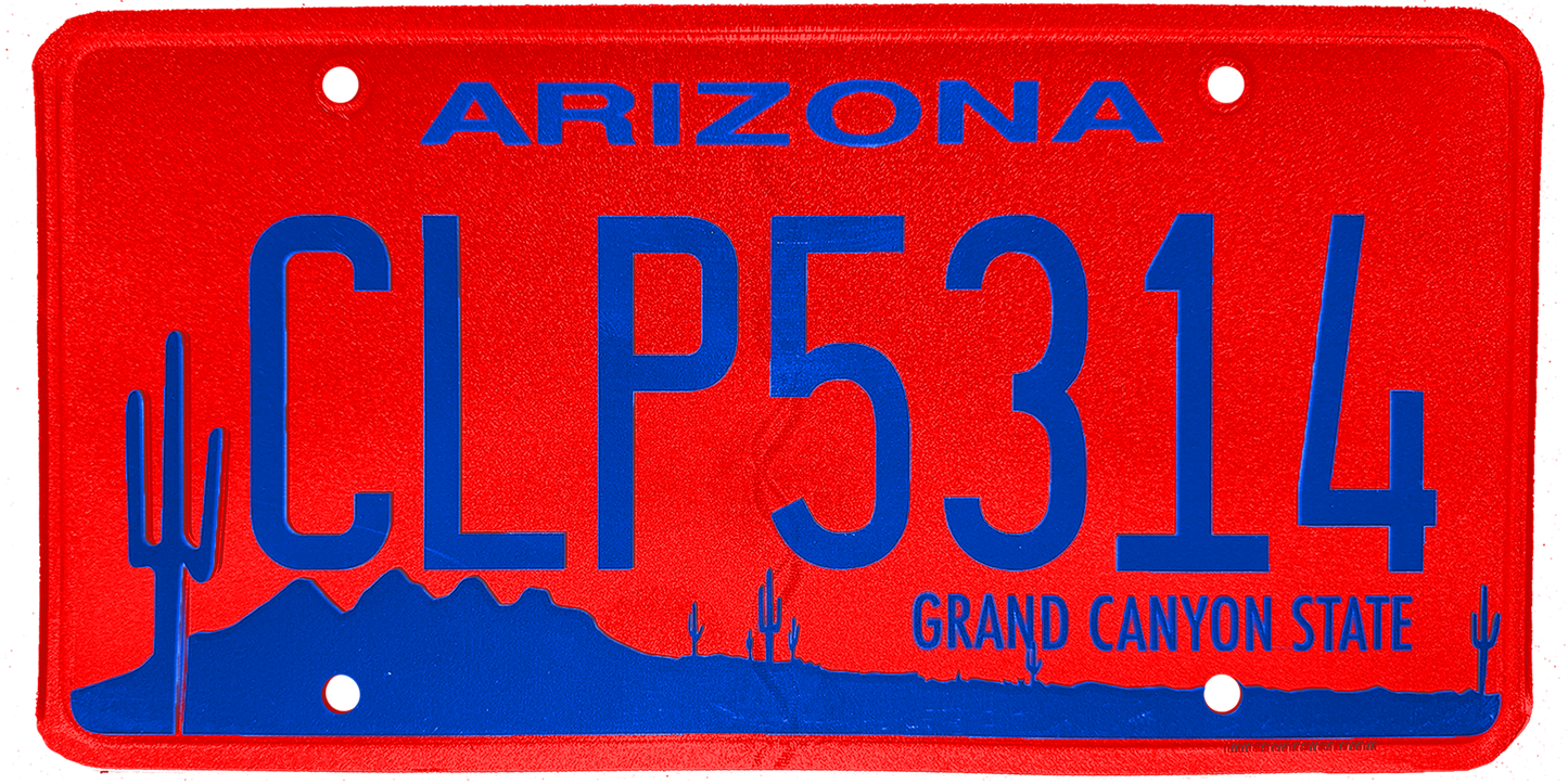 Arizona License Plate Wrap Kit