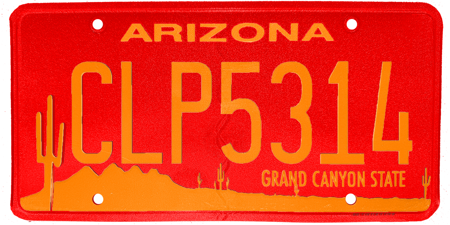 Arizona License Plate Wrap Kit