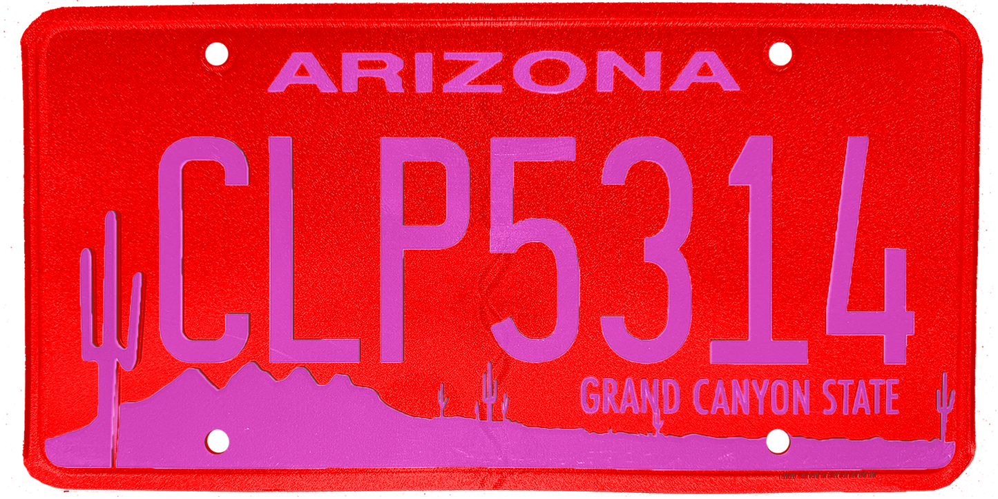 Arizona License Plate Wrap Kit