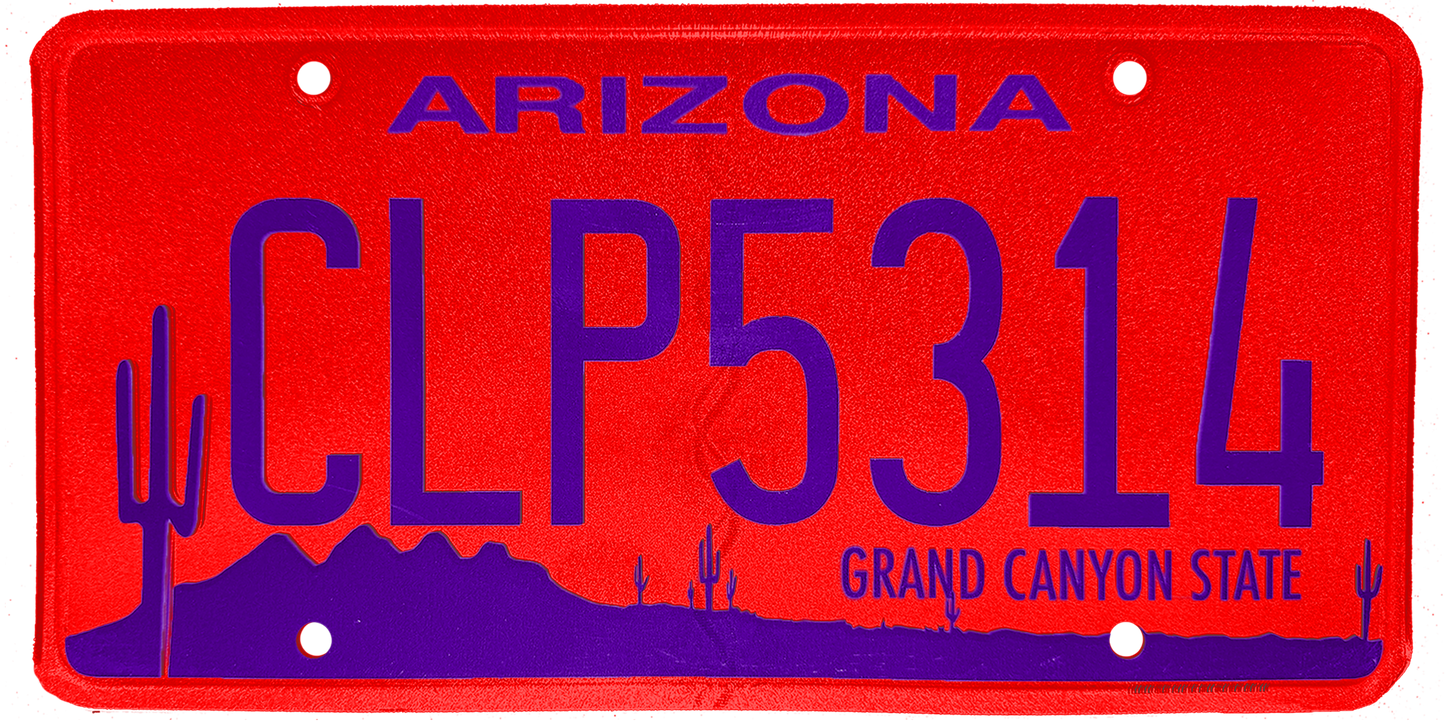Arizona License Plate Wrap Kit