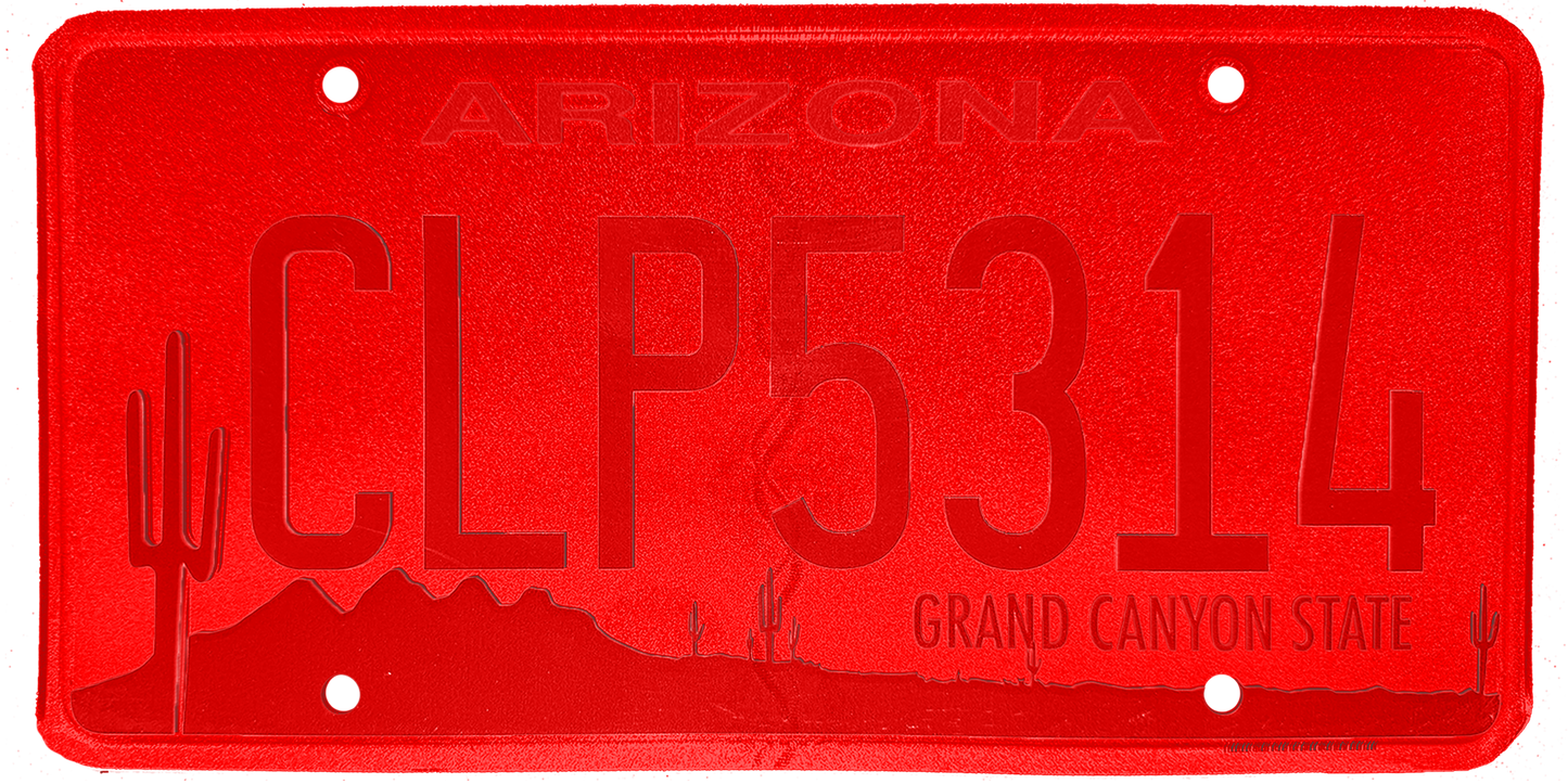 Arizona License Plate Wrap Kit
