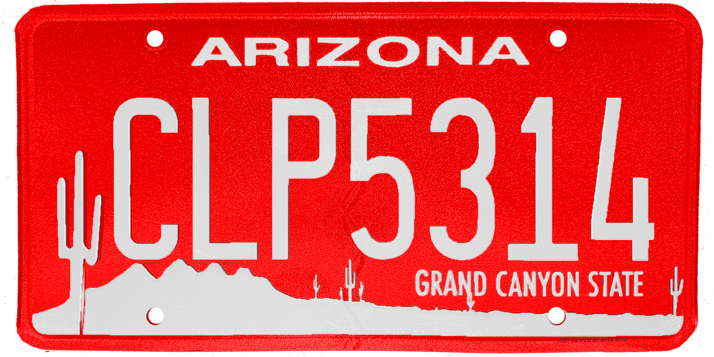 Arizona License Plate Wrap Kit