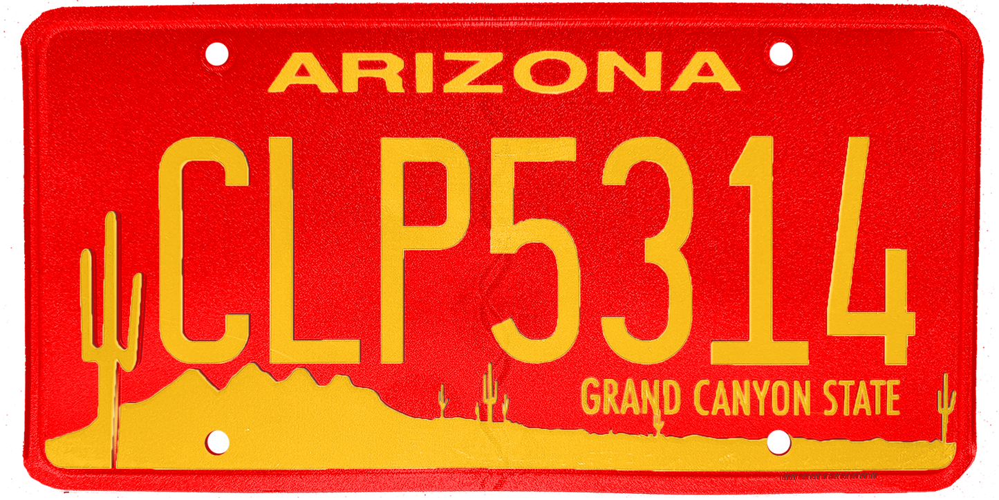 Arizona License Plate Wrap Kit
