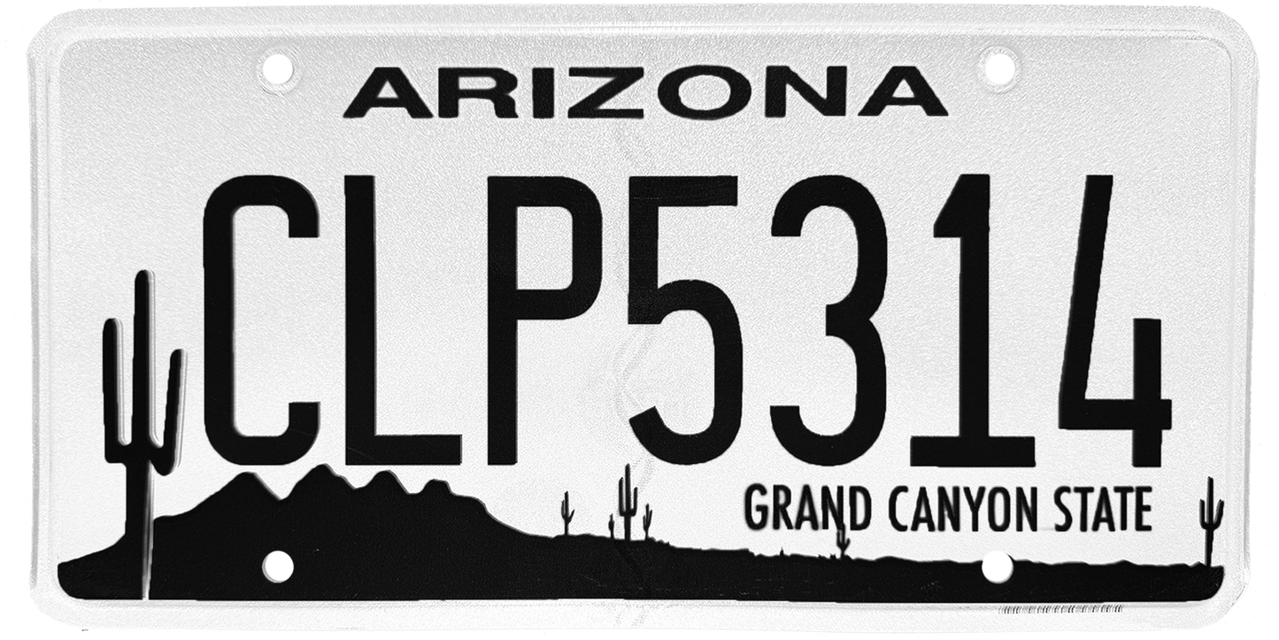 Arizona License Plate Wrap Kit