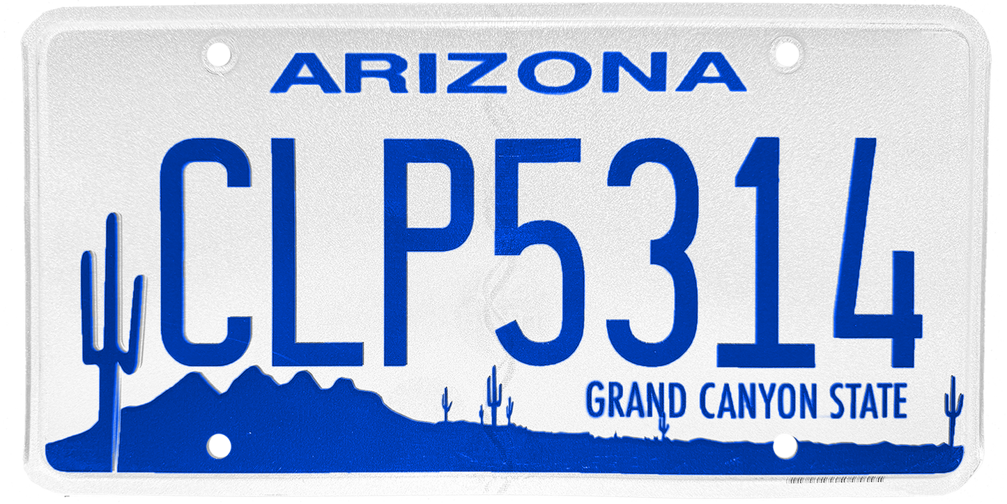 Arizona License Plate Wrap Kit