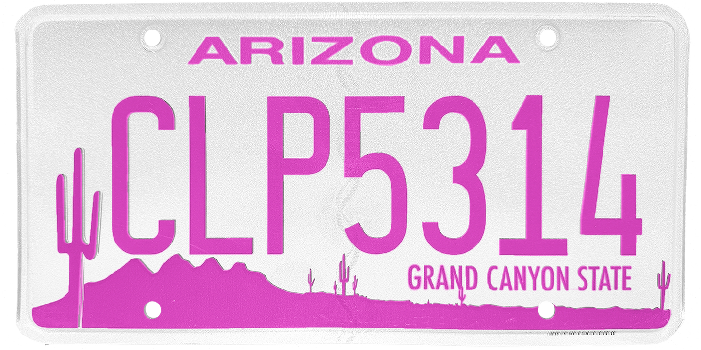 Arizona License Plate Wrap Kit