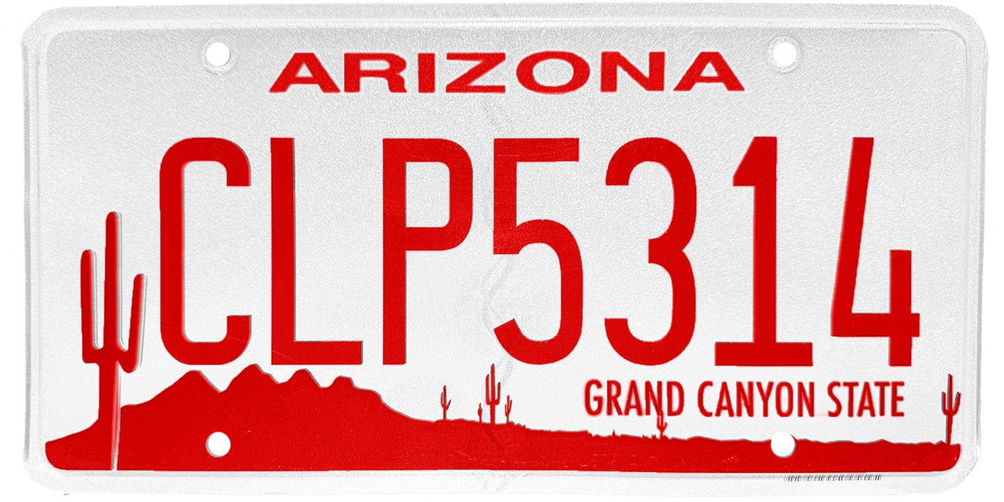 Arizona License Plate Wrap Kit