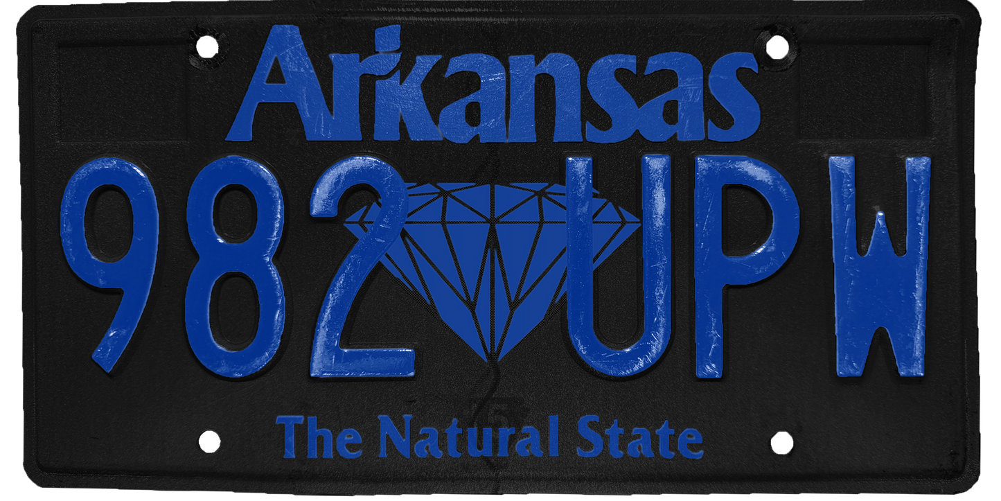 Arkansas License Plate Wrap Kit